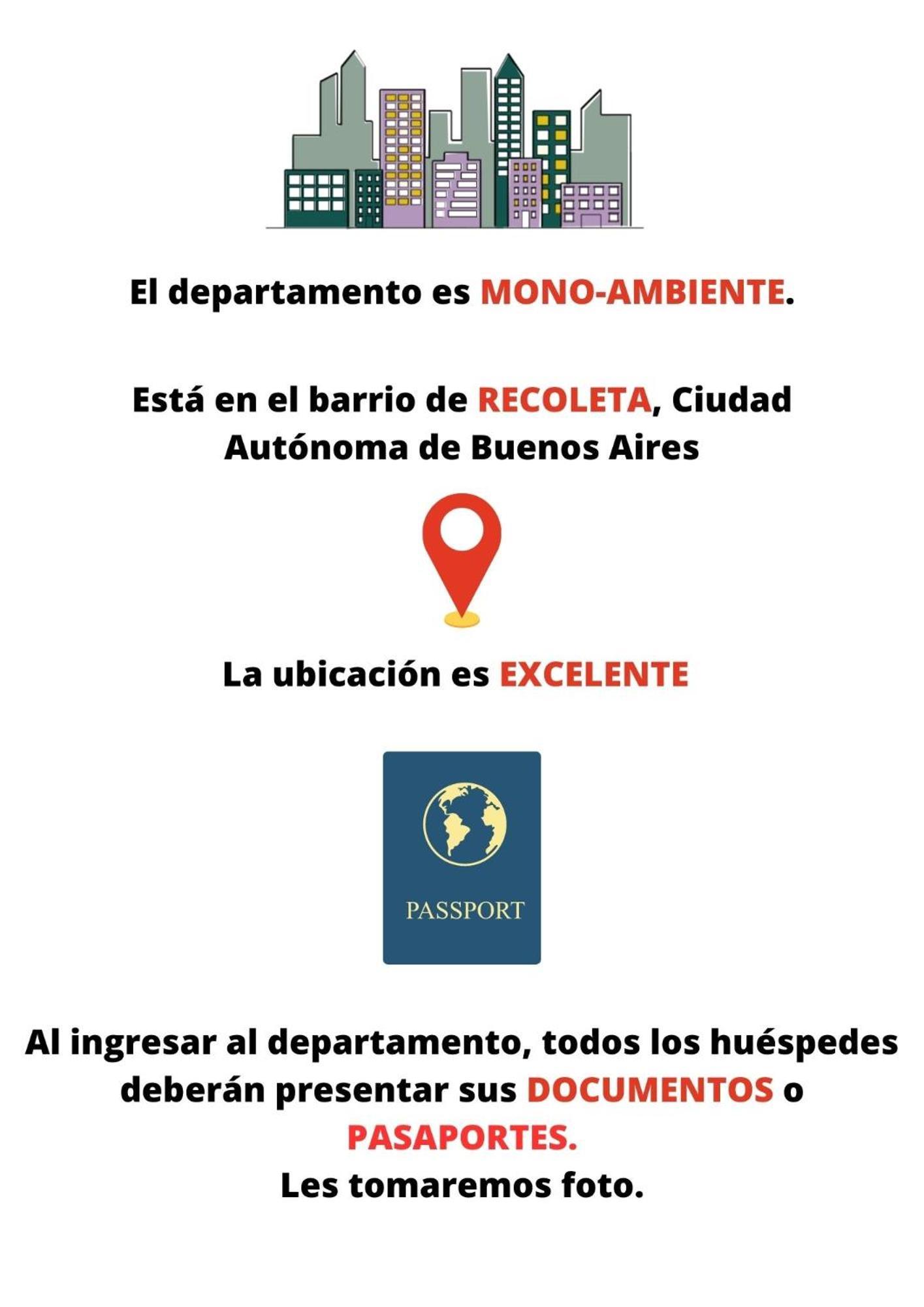 Appartement Libertad Recoleta -Ubicación Estratégica- à Buenos Aires Extérieur photo